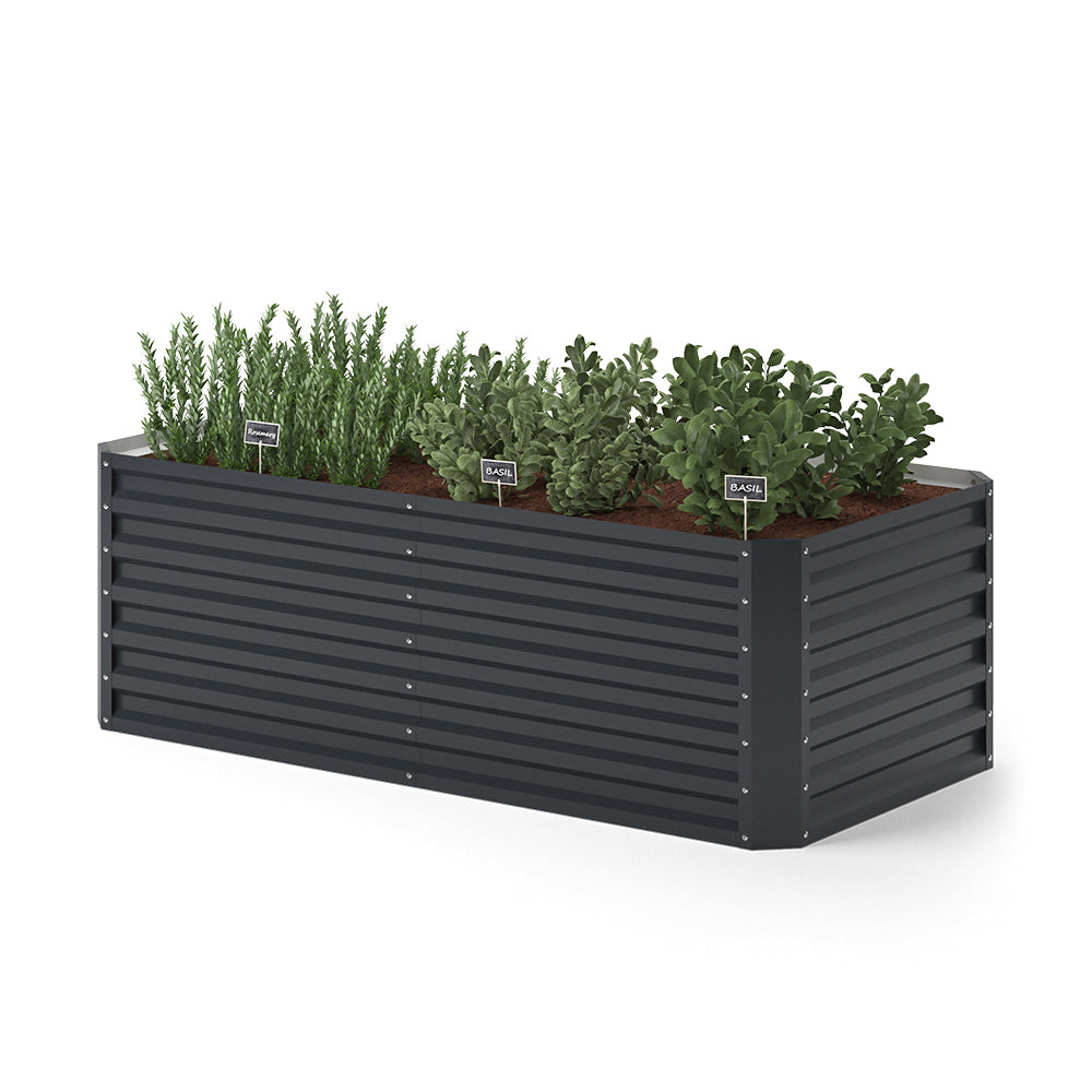 OK-Living Letto per orto rialzato Antracite 180 x 60 cm