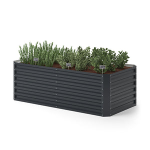 OK-Living Letto per orto rialzato Antracite 180 x 60 cm