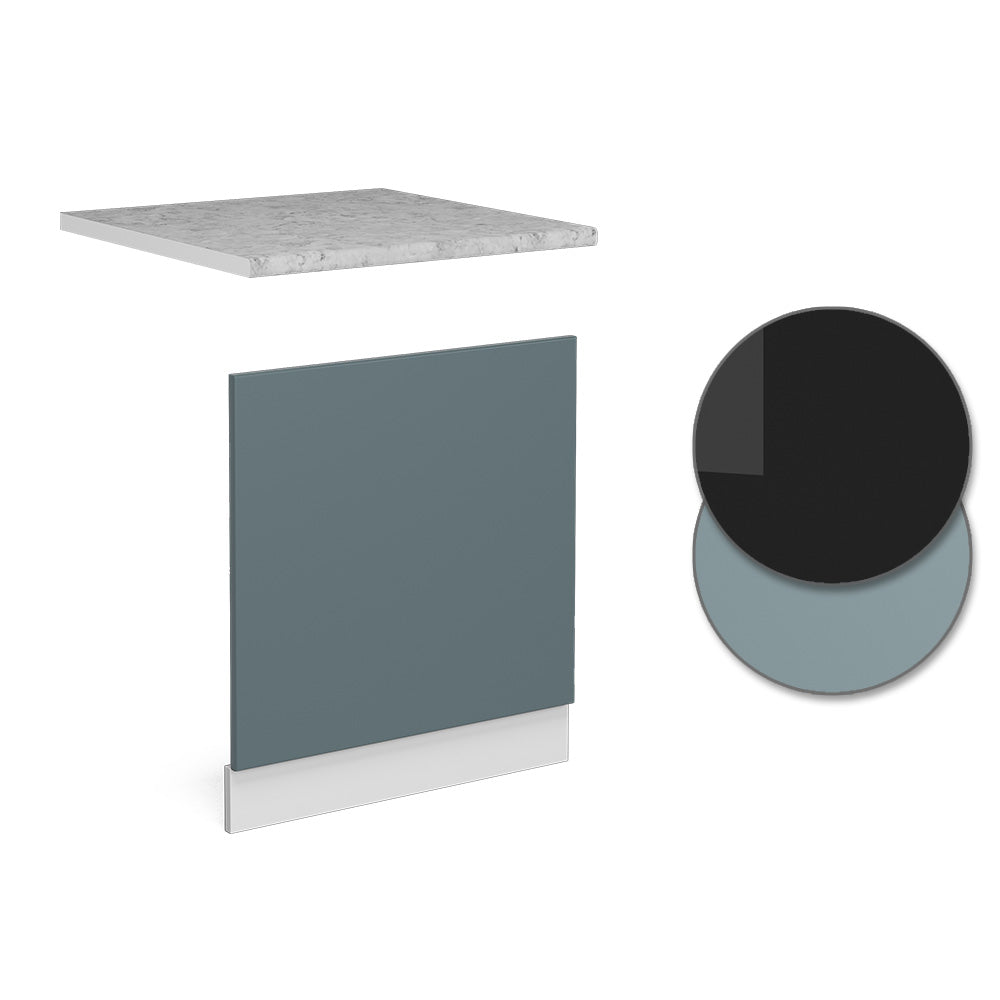 Vicco Pannello frontale Grigio-blu 60 cm , PL Marmo