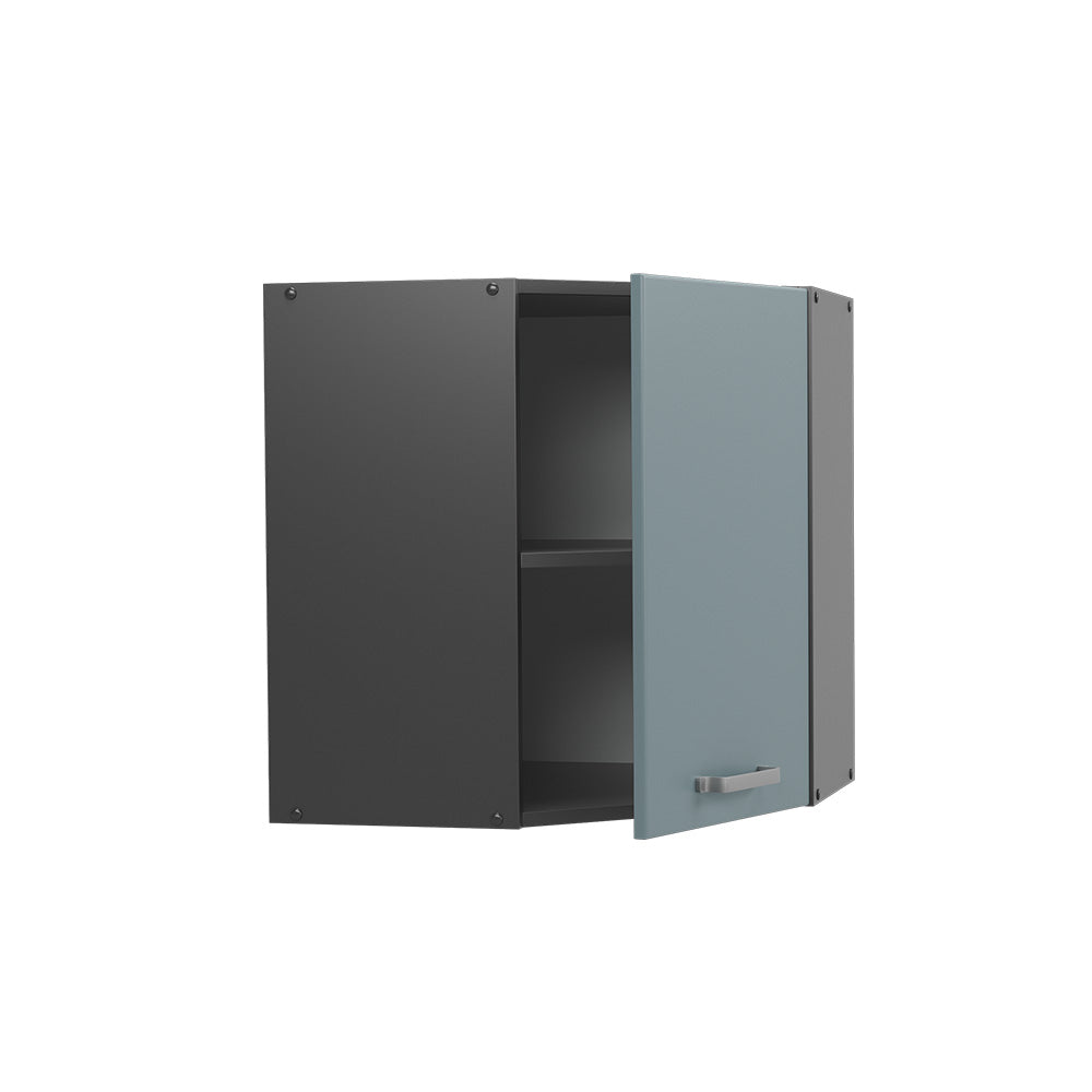 Vicco Mobile angolare da cucina Grigio-blu 57 cm