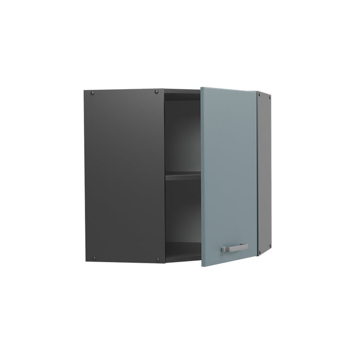 Vicco Mobile angolare da cucina Grigio-blu 57 cm