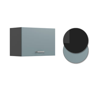 Vicco Pensile da cucina Grigio-blu 60 cm Piatto