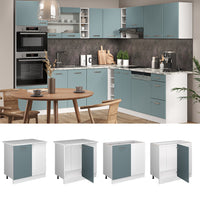 Vicco Mobile ad angolo cucina Grigio-blu 86 cm , PL Antracite