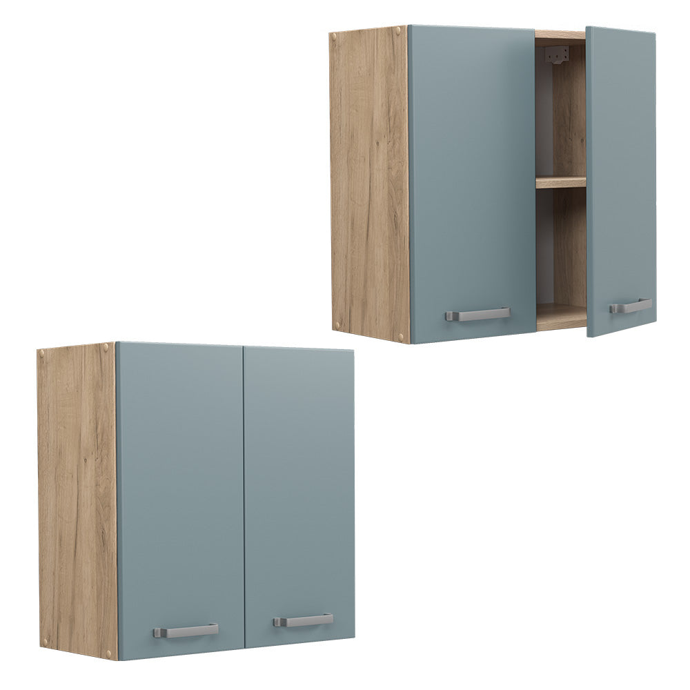 Vicco Pensile da cucina Grigio-blu 60 cm