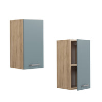 Vicco Pensile da cucina Grigio-blu 30 cm