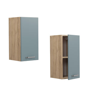 Vicco Pensile da cucina Grigio-blu 30 cm