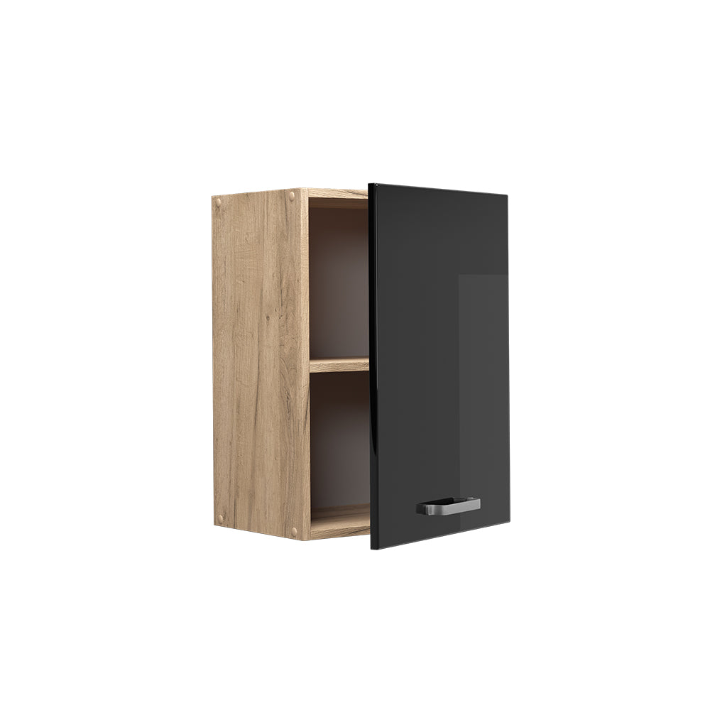 Vicco Pensile da cucina Nero lucido 45 cm