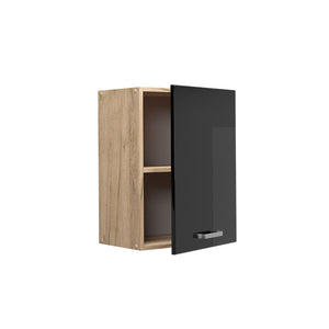 Vicco Pensile da cucina Nero lucido 45 cm