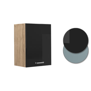 Vicco Pensile da cucina Nero lucido 45 cm