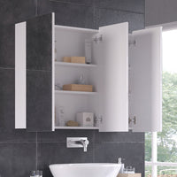 Vicco Specchio contenitore bagno Bianco 100 x 79.8 cm con 3 porte