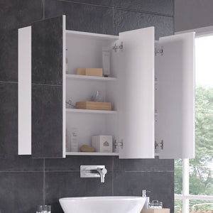 Vicco Specchio contenitore bagno Bianco 100 x 79.8 cm con 3 porte