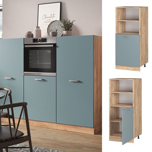 Vicco Mobile per forno da incasso Grigio-blu 60 cm
