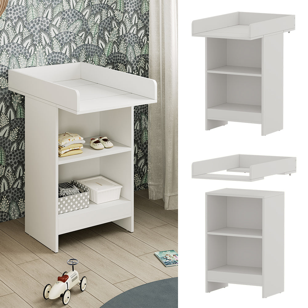 Vicco Fasciatoio Bianco 60 x 103.5 cm con fasciatoio