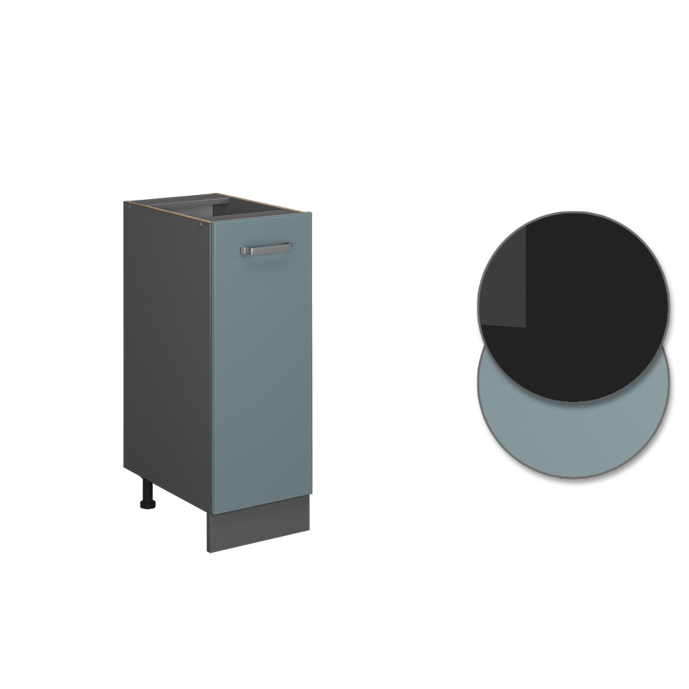 Vicco Armadio cucina dispensa alto Grigio-blu 30 cm , PL Antracite