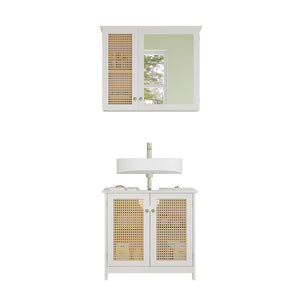 Vicco Set di mobili da bagno Bianco 2 parti