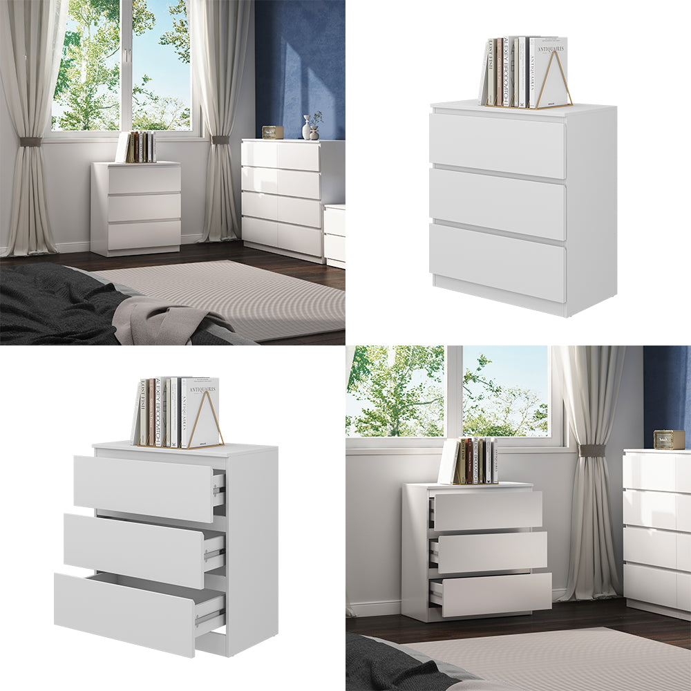 Vicco Cassettiera Bianco 39 x 78.5 cm