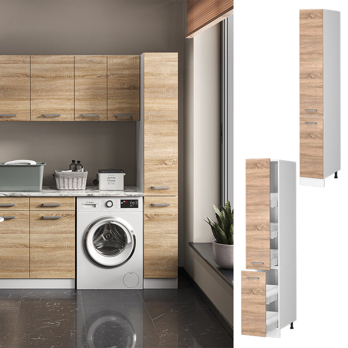 Vicco Dispensa universale Sonoma 30 cm con porte