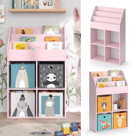 Vicco Libreria bambini rosa 72 x 114.2 cm Senza box pieghevole