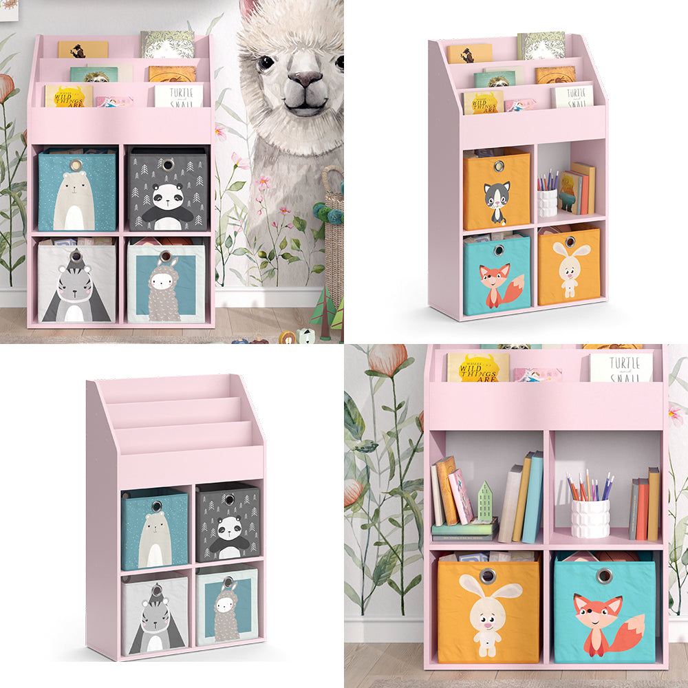 Vicco Libreria bambini rosa 72 x 114.2 cm Senza box pieghevole