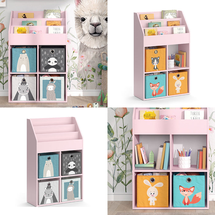 Vicco Libreria bambini rosa 72 x 114.2 cm Senza box pieghevole