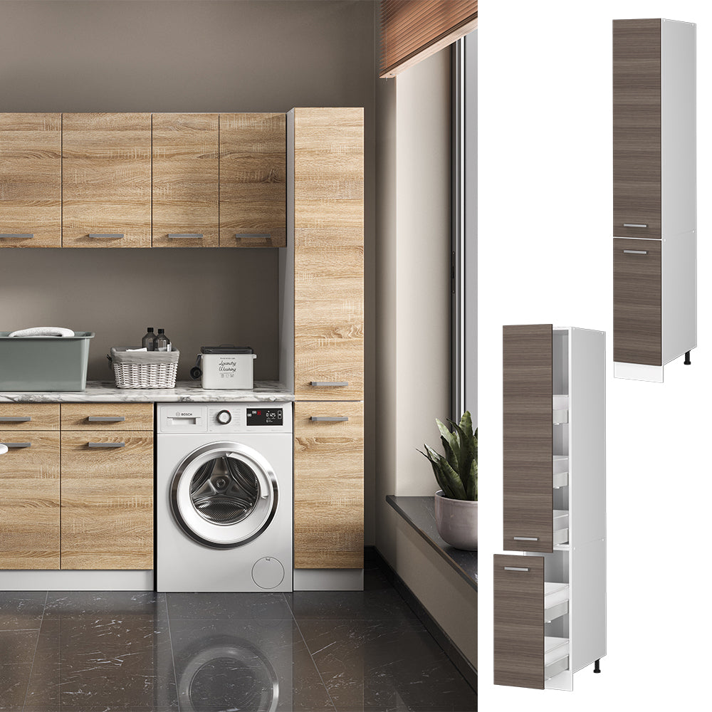 Vicco Dispensa universale Grigio 30 cm con porte