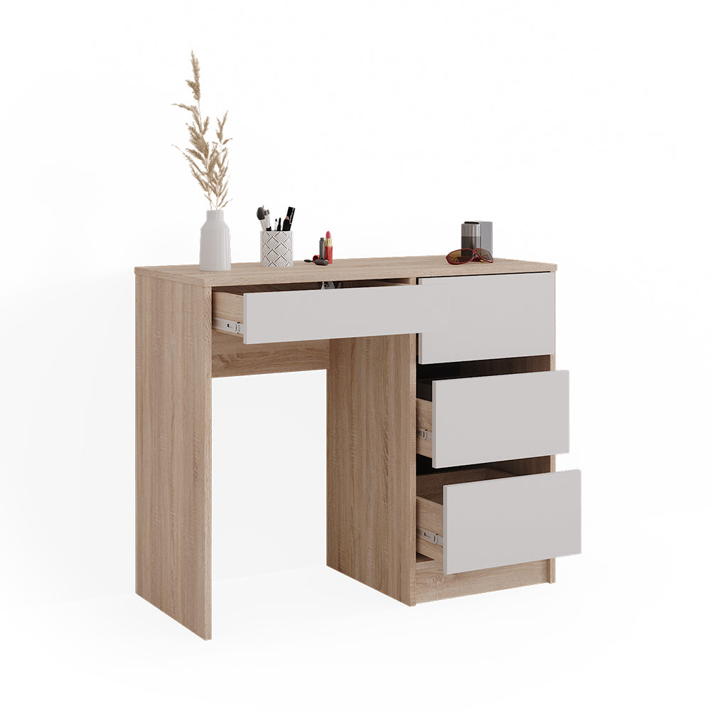 Vicco Tavolo da toeletta Sonoma 40 cm con 4 cassetti