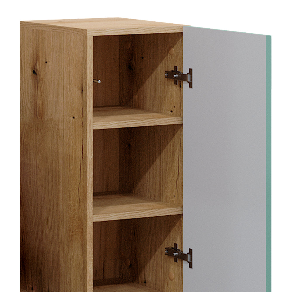 Vicco Mobiletto bagno Verde menta 30.3 x 80.3 cm con porta