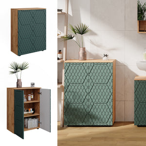 Vicco Mobile midi Goldkraft rovere/verde 60 x 81 cm