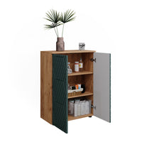 Vicco Mobile midi Goldkraft rovere/verde 60 x 81 cm