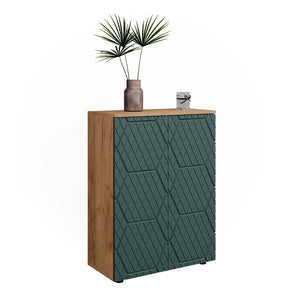 Vicco Mobile midi Goldkraft rovere/verde 60 x 81 cm