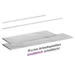 Vicco Top cucina Marmo bianco 160 cm