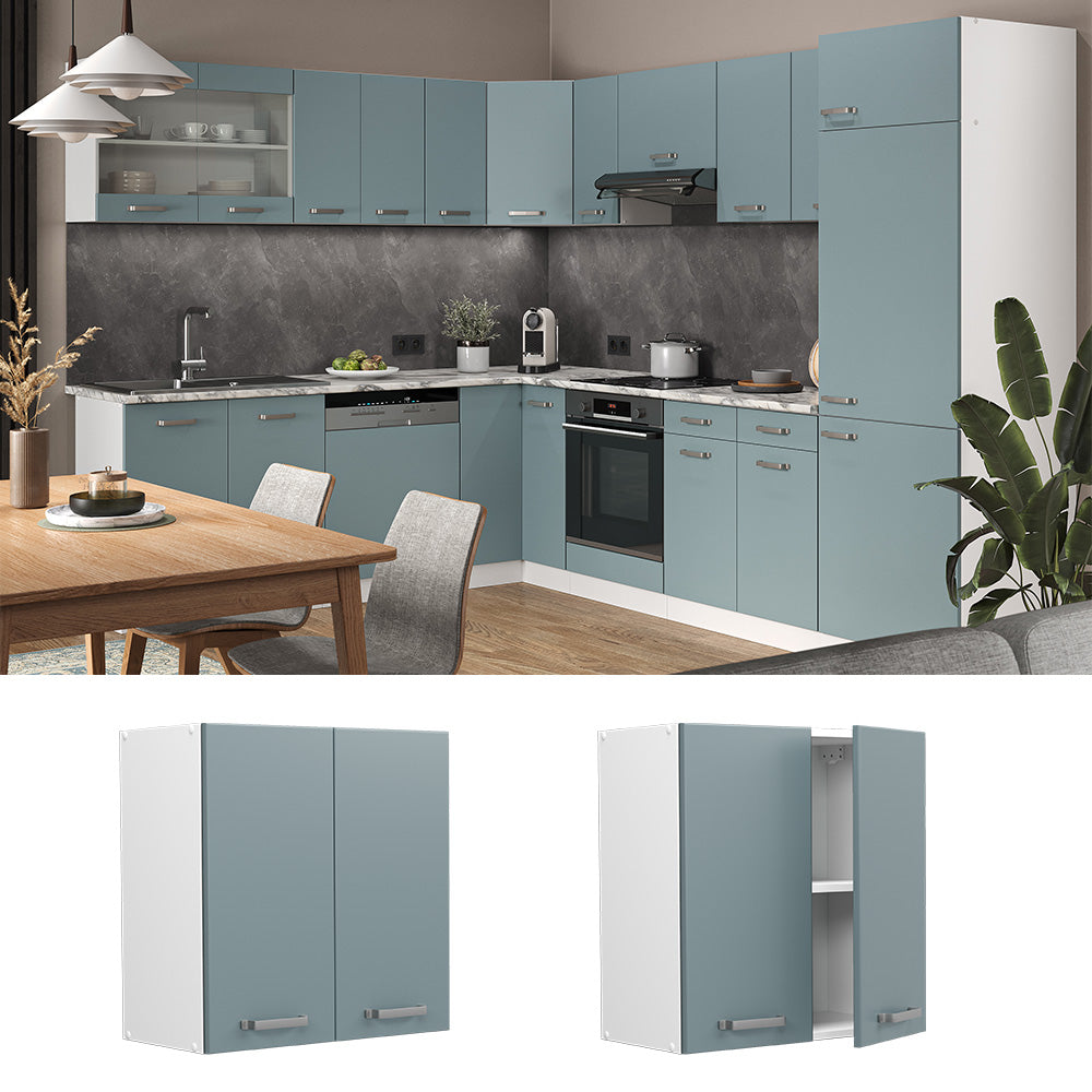 Vicco Pensile da cucina Grigio-blu 60 cm