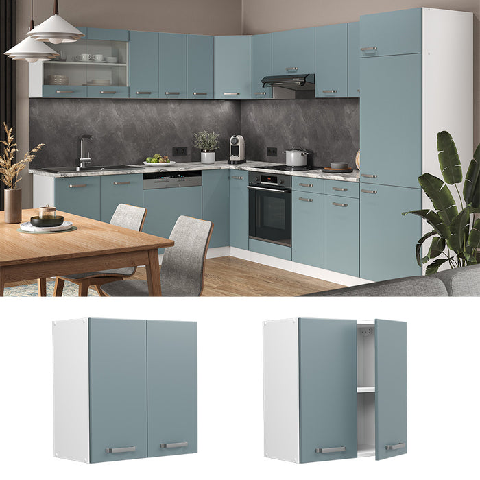 Vicco Pensile da cucina Grigio-blu 60 cm