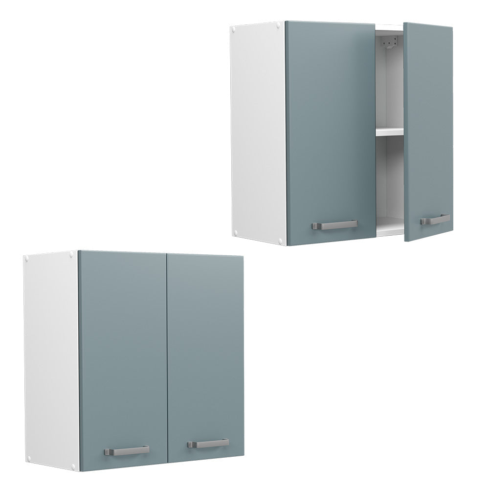 Vicco Pensile da cucina Grigio-blu 60 cm