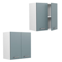 Vicco Pensile universale Grigio-blu 60 cm con porte