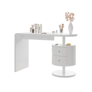 Vicco Tavolo da toeletta Bianco 120 cm con 2 cassetti