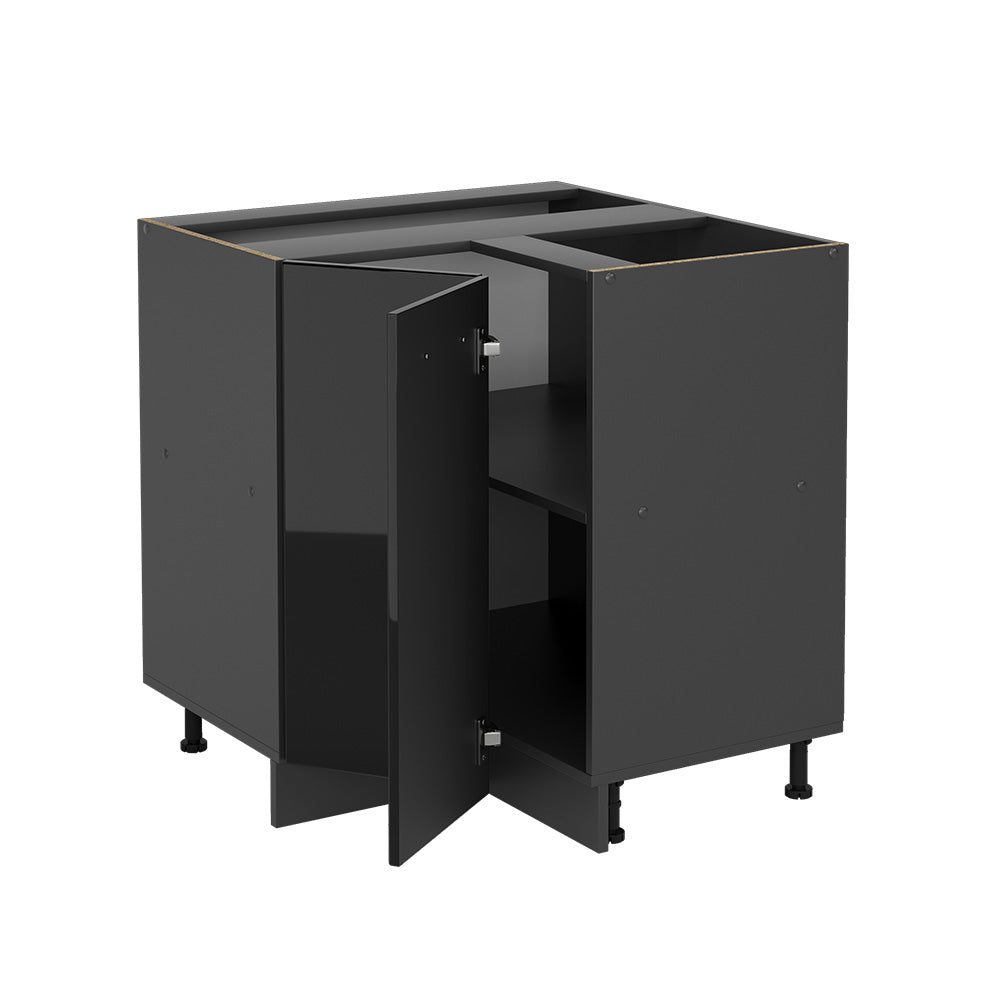 Vicco Mobile ad angolo cucina Nero lucido 75.6 cm , PL Antracite
