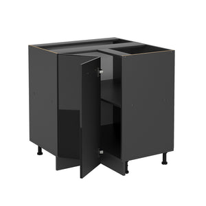 Vicco Mobile ad angolo cucina Nero lucido 75.6 cm , PL Antracite