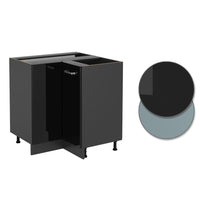 Vicco Mobile ad angolo cucina Nero lucido 75.6 cm PL Marmo