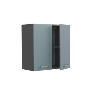 Vicco Pensile da cucina Grigio-blu 60 cm