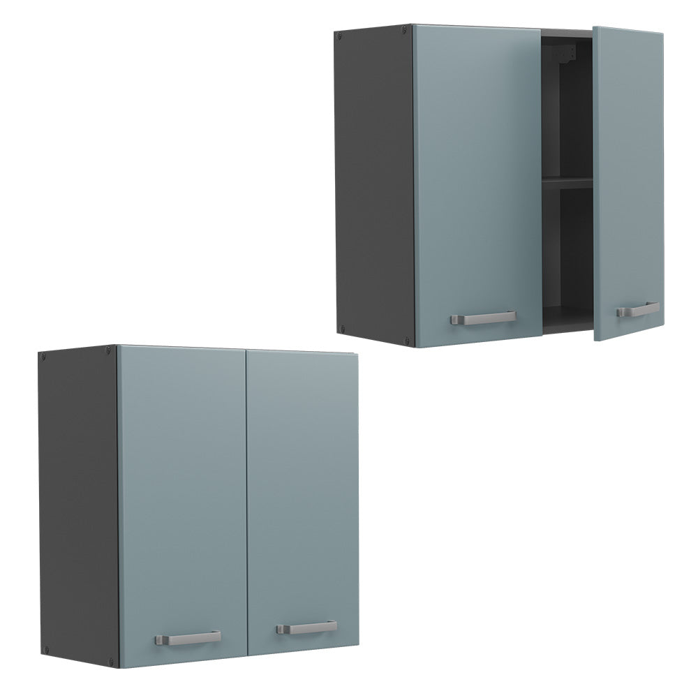 Vicco Pensile da cucina Grigio-blu 60 cm