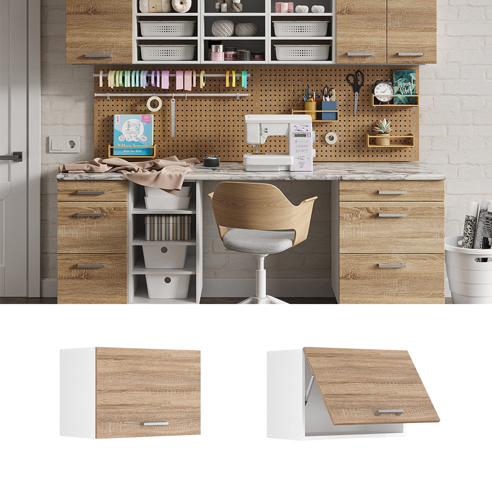 Vicco Pensile universale Sonoma 60 cm con porta a ribalta