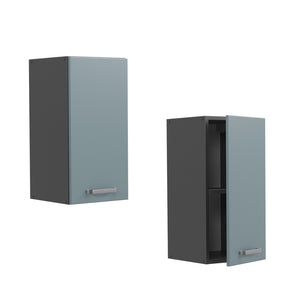 Vicco Pensile da cucina Grigio-blu 30 cm