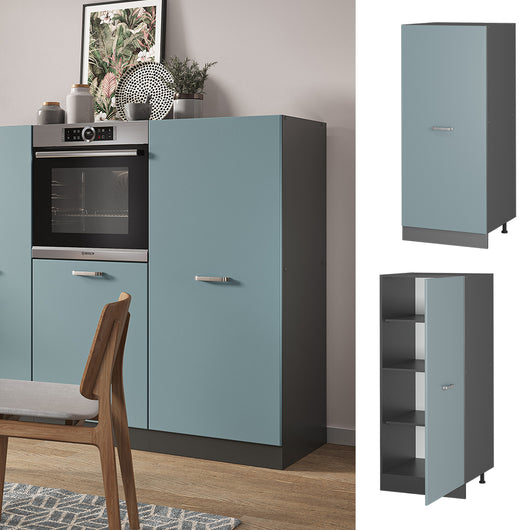 Vicco Mobile cucina dispensa Grigio-blu 60 cm