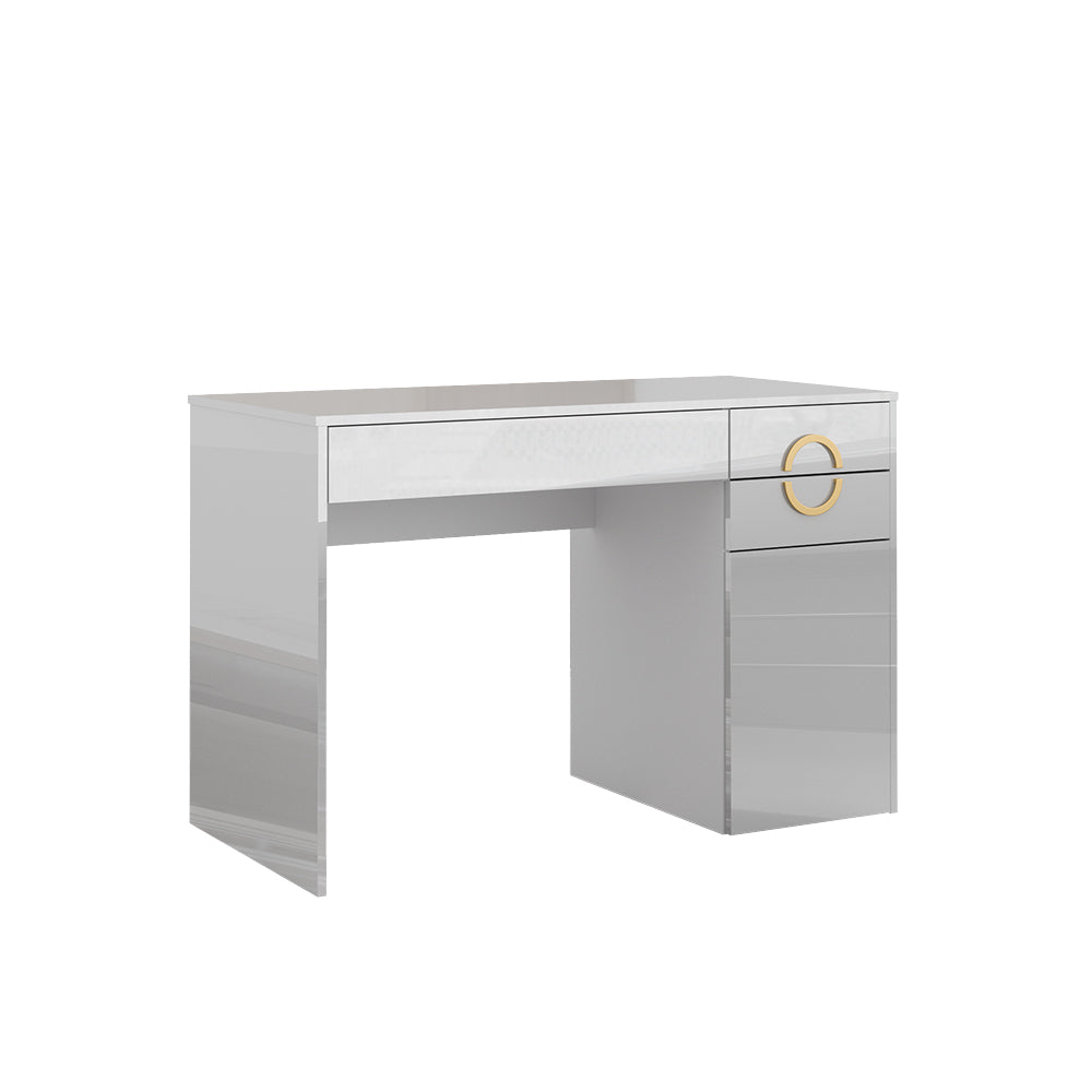 Vicco Tavolo da toeletta Bianco 115 cm con 3 cassetti