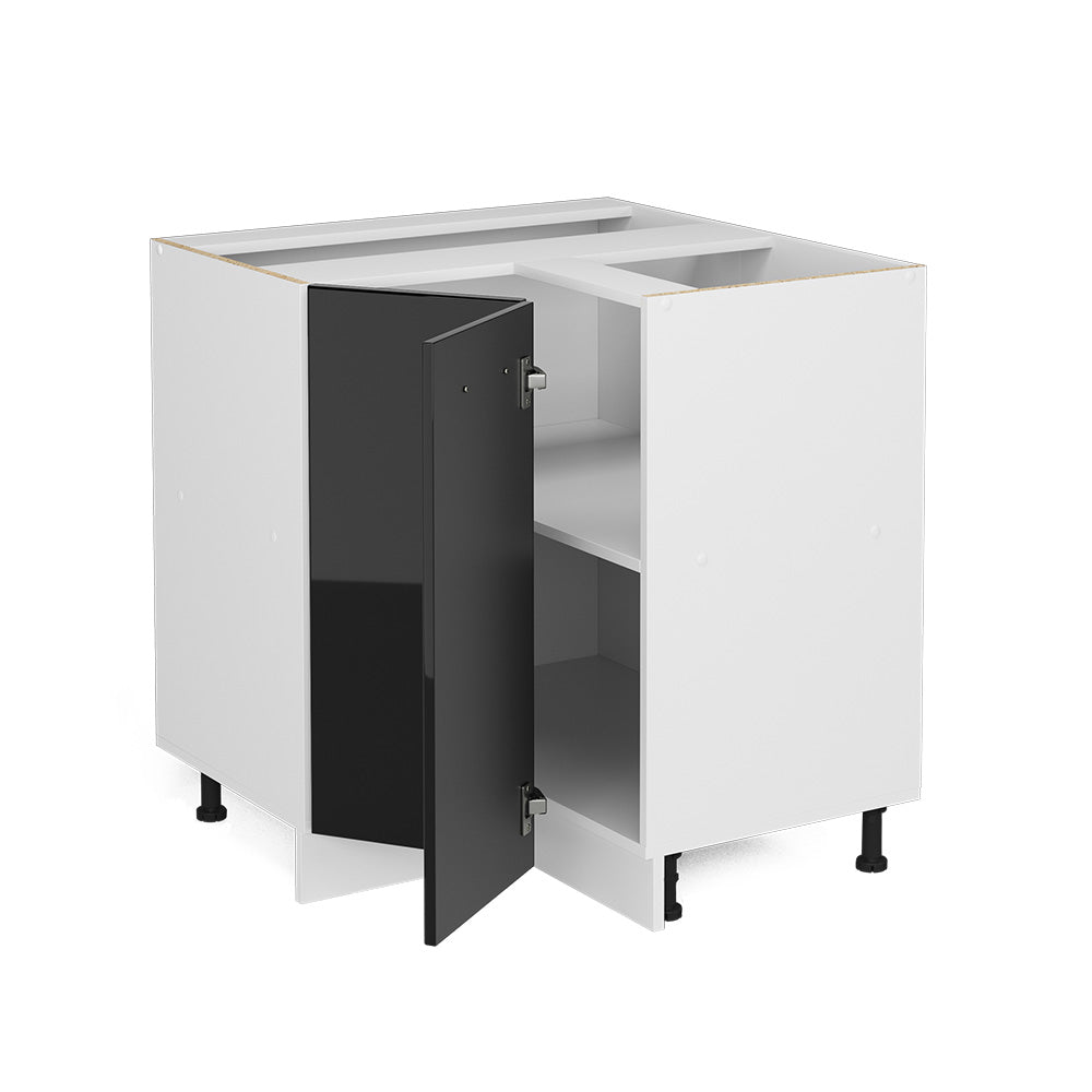 Vicco Mobile ad angolo cucina Nero lucido 75.6 cm , PL Antracite