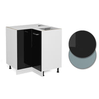 Vicco Mobile ad angolo cucina Nero lucido 75.6 cm , PL Antracite