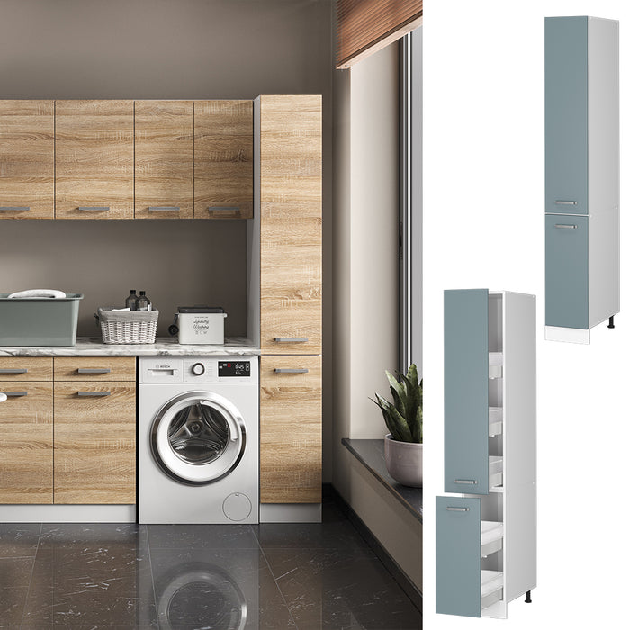 Vicco Dispensa universale Grigio-blu 30 cm con porte