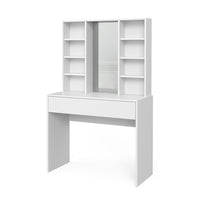 Vicco Tavolo da toeletta Bianco 93 cm con specchio