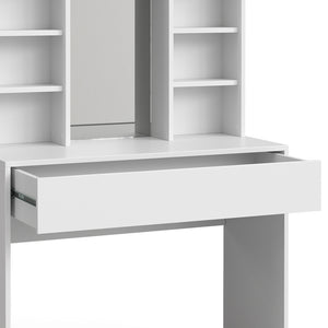 Vicco Tavolo da toeletta Bianco 93 cm con specchio